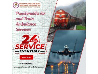 Panchmukhi Air and Train Ambulance in Jabalpur- no hidden charges are applied during booking