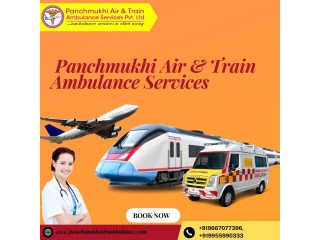Panchmukhi Hi Tech Train Ambulance in Delhi- wide network of medical transport service available 24/7