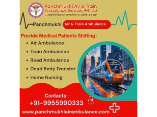 Panchmukhi Train Ambulance in Patna- assured patient shifting Ambulance provided