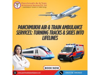 Panchmukhi Train Ambulance Services in Delhi- safe and comfortable medical transport