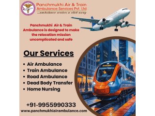 Panchmukhi Train Ambulance in Patna- travel without having inconvenience on the way