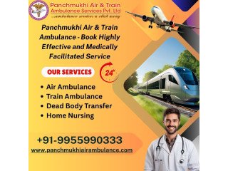 Panchmukhi Train Ambulance from Patna- guarantees unsurpassed care and attention during the journey
