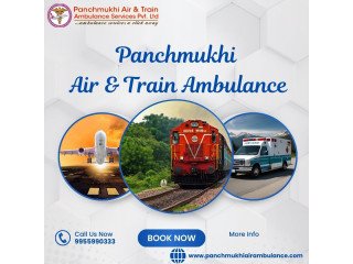 Panchmukhi Train Ambulance from Ranchi- risk is minimal and safety is highest