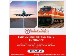 Get an Air Ambulance in Guwahati by Panchmukhi with Complete Medical Solutions