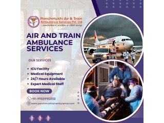 Use the Best Panchmukhi Air and Train Ambulance Services in Guwahati for the Swift Transport of Patients