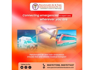 Book High-Tech Panchmukhi Air and Train Ambulance Services with ICU Setup in Patna