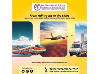 Panchmukhi Low Cost Train Ambulance in Ranchi- pocket friendly and transparent transfer organized