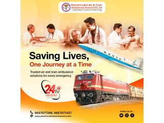 Panchmukhi Train Ambulance in Delhi- safe and comfort filled long distance transfer
